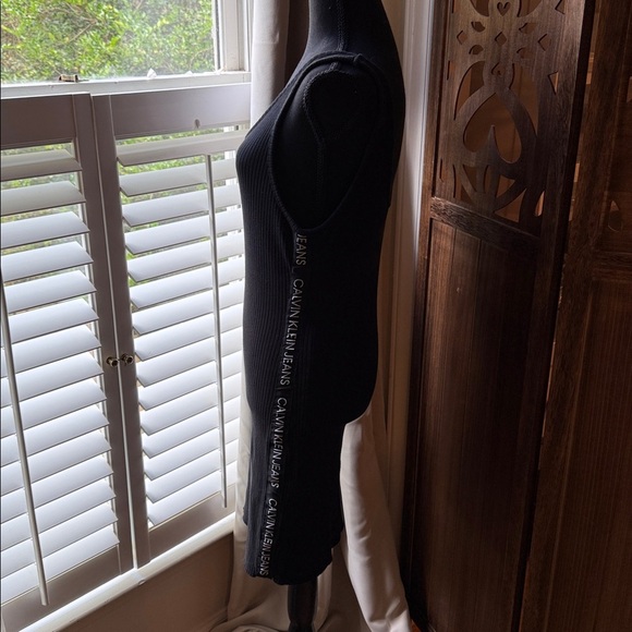 Calvin Klein Jeans Black Tank Sweater Dress - Picture 3 of 10